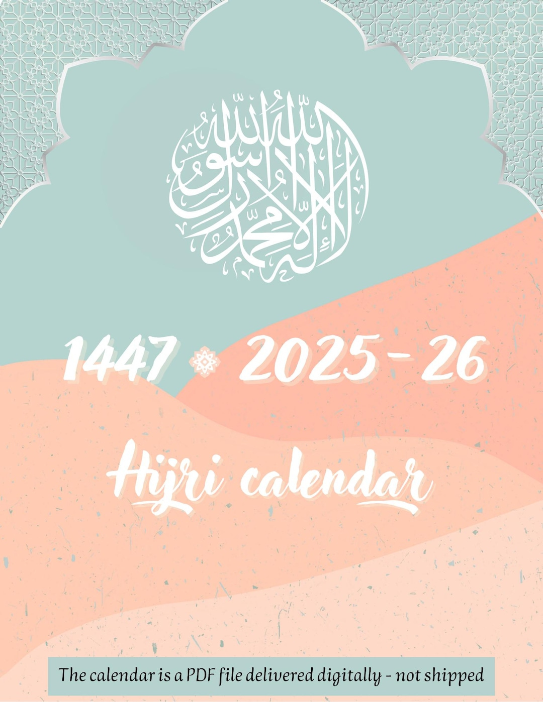 1447 Hijri Calendar Year, 1447 Islamic Calendar Pdf, 2025 Hijri with Islamic Finder Calendar 2026