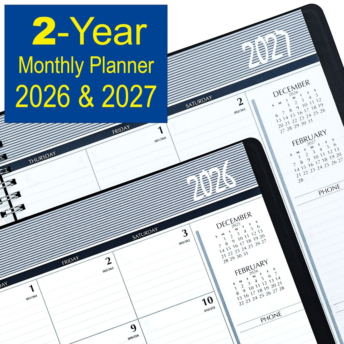 2026 & 2027 House Of Doolittle 2620-02 Hod262002 2-Year Monthly inside PPE 2026 Employee Attendance Calendar