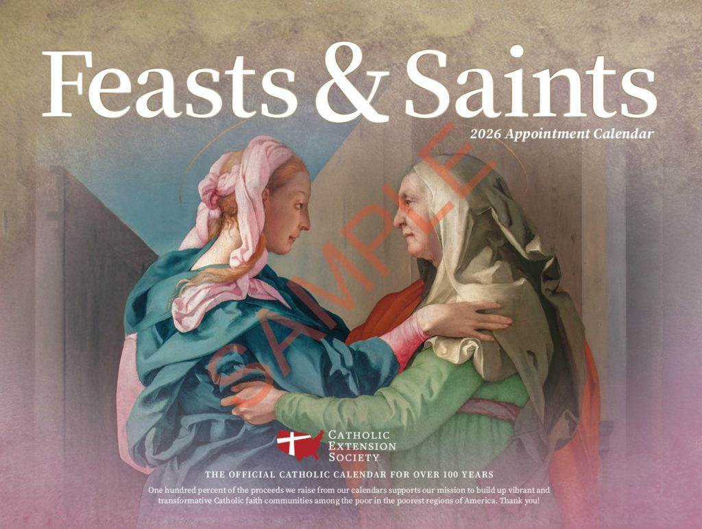 2026 Catholic Calendar - Catholic Extension Society in Catholic Religious Calendar 2026