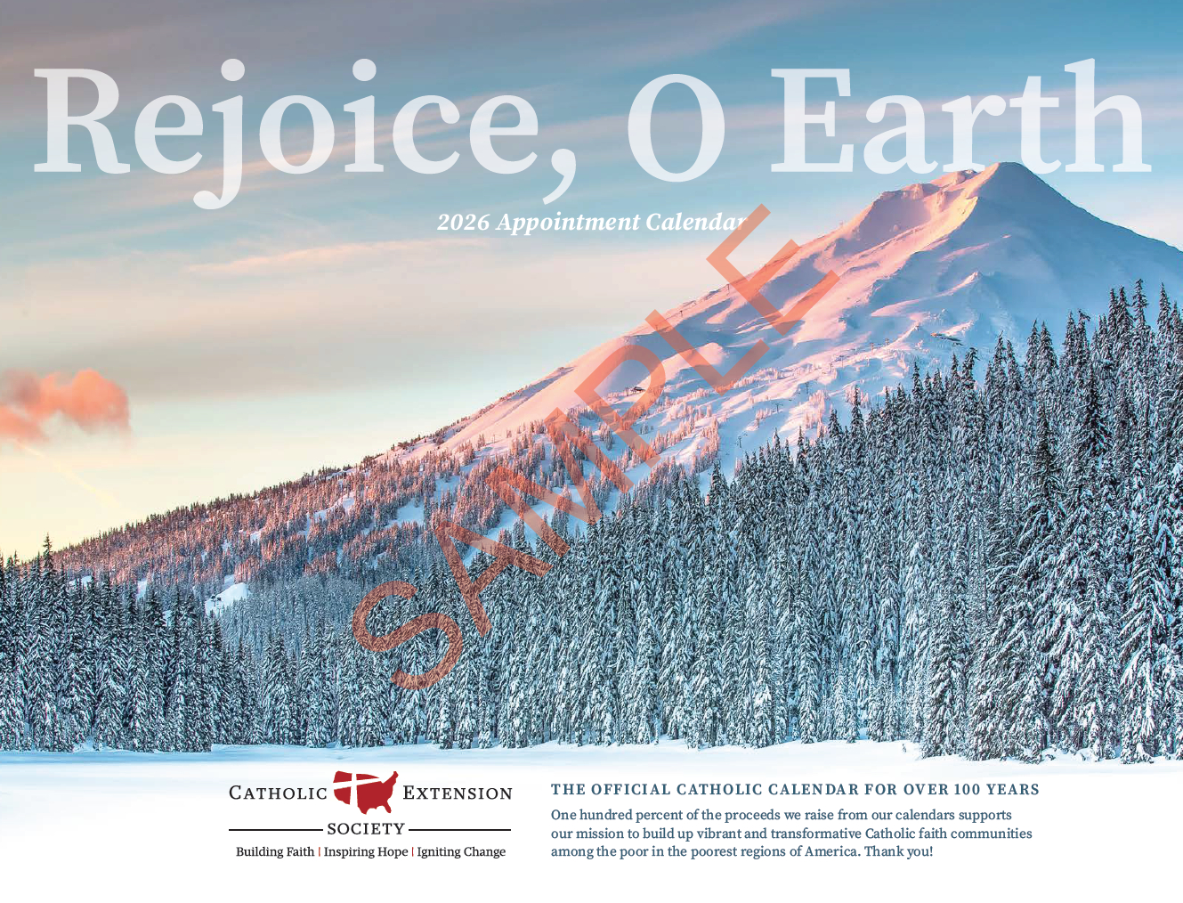 2026 Catholic Calendar - Catholic Extension Society pertaining to Catholic Extension Calendar 2026