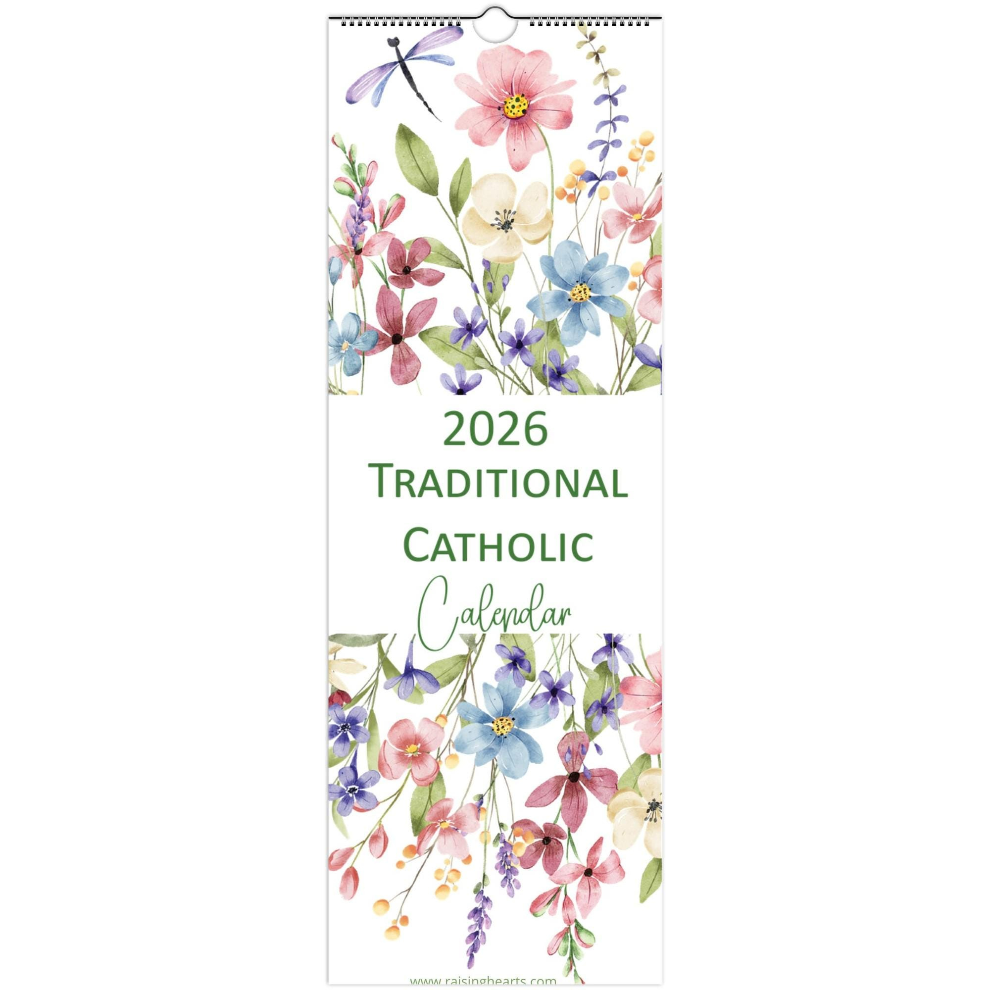 2026 Traditional Latin Mass Catholic Calendar: 5.5X16.5 Full-Color intended for Traditional Latin Mass Catholic Calendar 2026