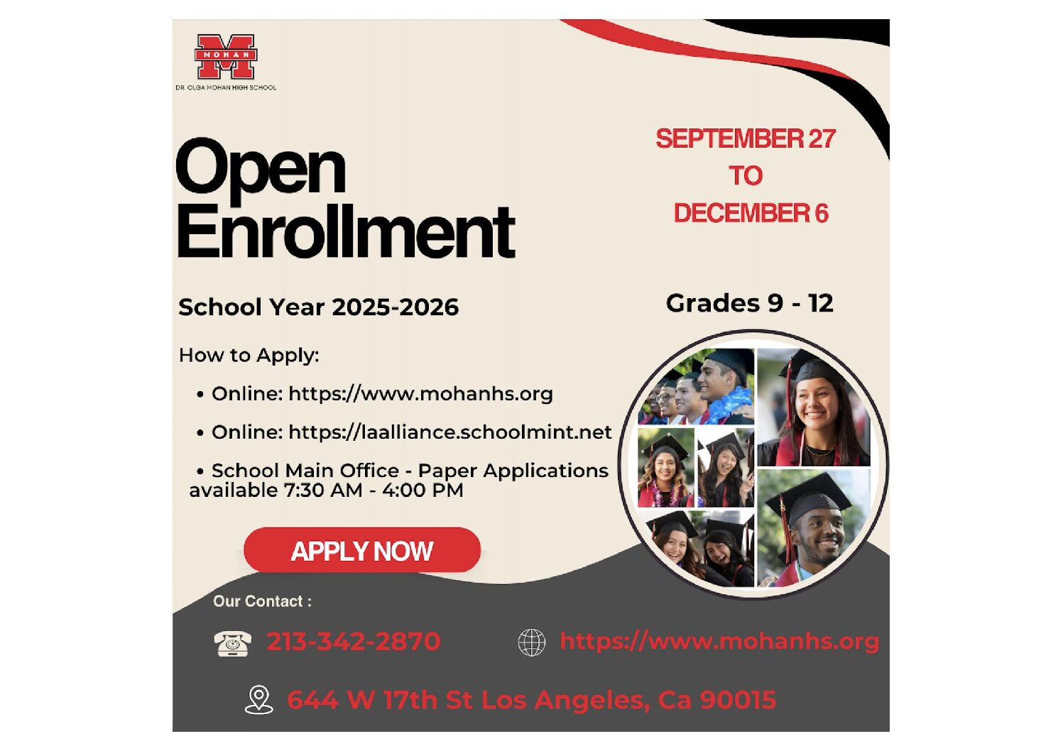 Alliance Dr. Olga Mohan High School regarding High School Enrollment 2026