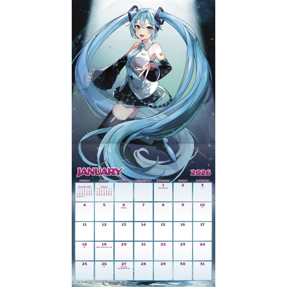 Anime 2026 Calendars – Manga &amp;amp; Japanese Animation - Calendars inside Anime Calendar 2026 Printable