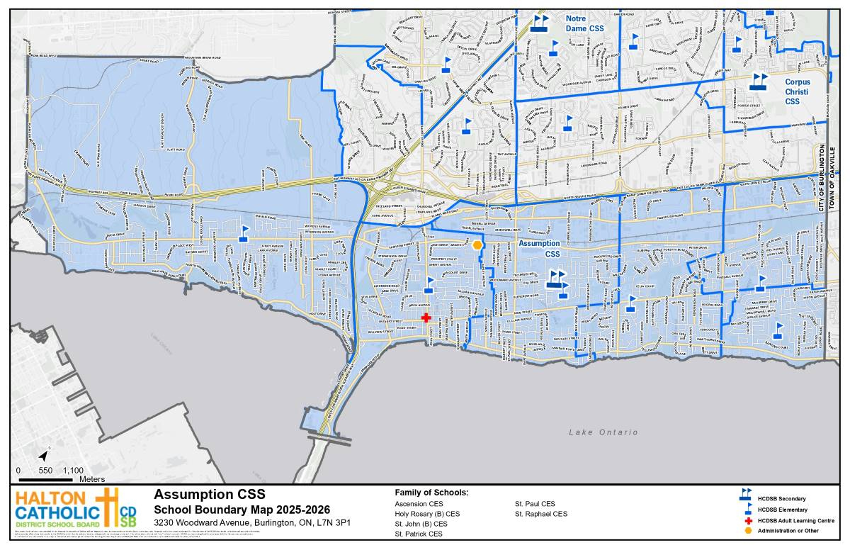 Assumption Catholic Secondary School with Halton Catholic School Board Calendar 2026