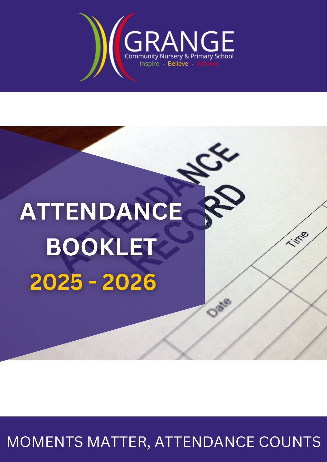 Attendance Booklet 2024/2025 - Grange Community Nursery And with regard to National School Attendance 2026