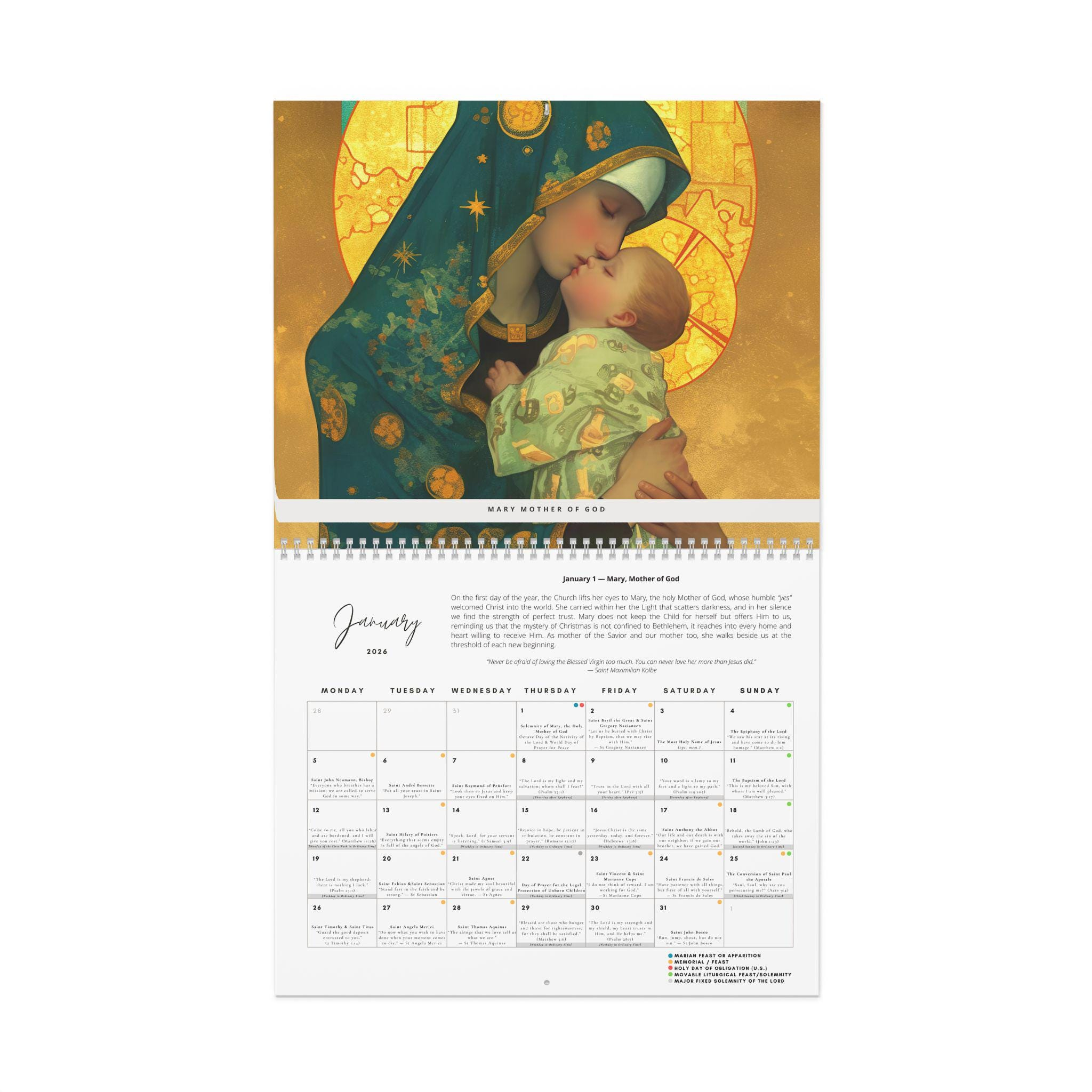 Catholic Liturgical Calendar 2026 - Saints, Solemnities &amp;amp; Marian pertaining to Catholic Calendar 2026 Philippines