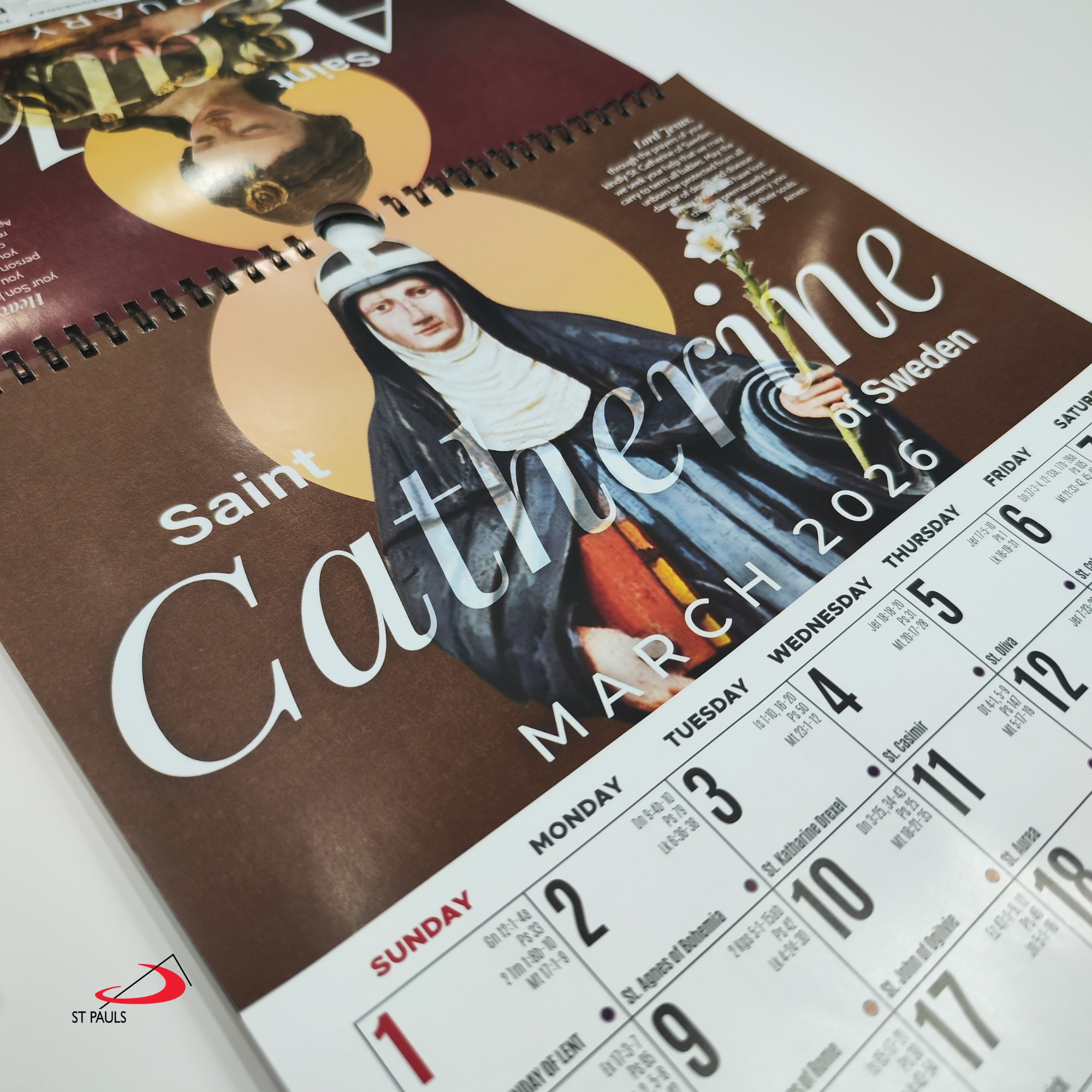 Devotional Calendar 2026 intended for Catholic Calendar 2026 Philippines