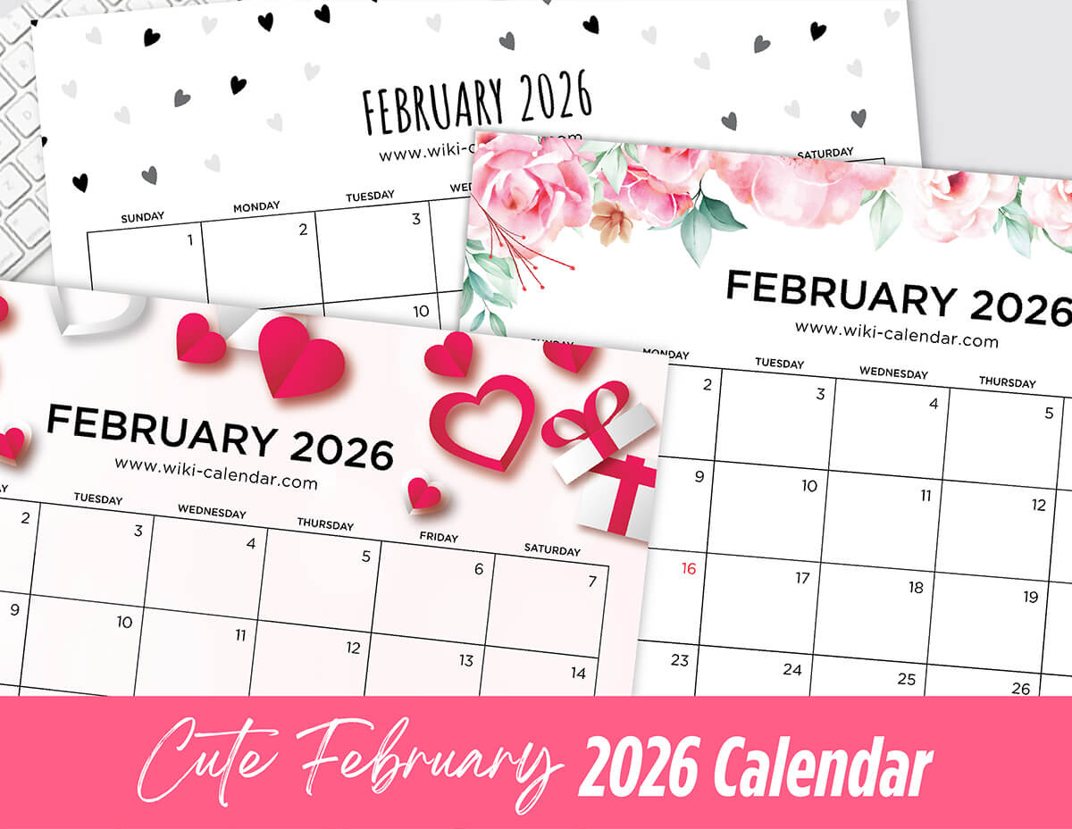 February 2026 Calendar - Printable Templates & More for National Day Calendar February 2026