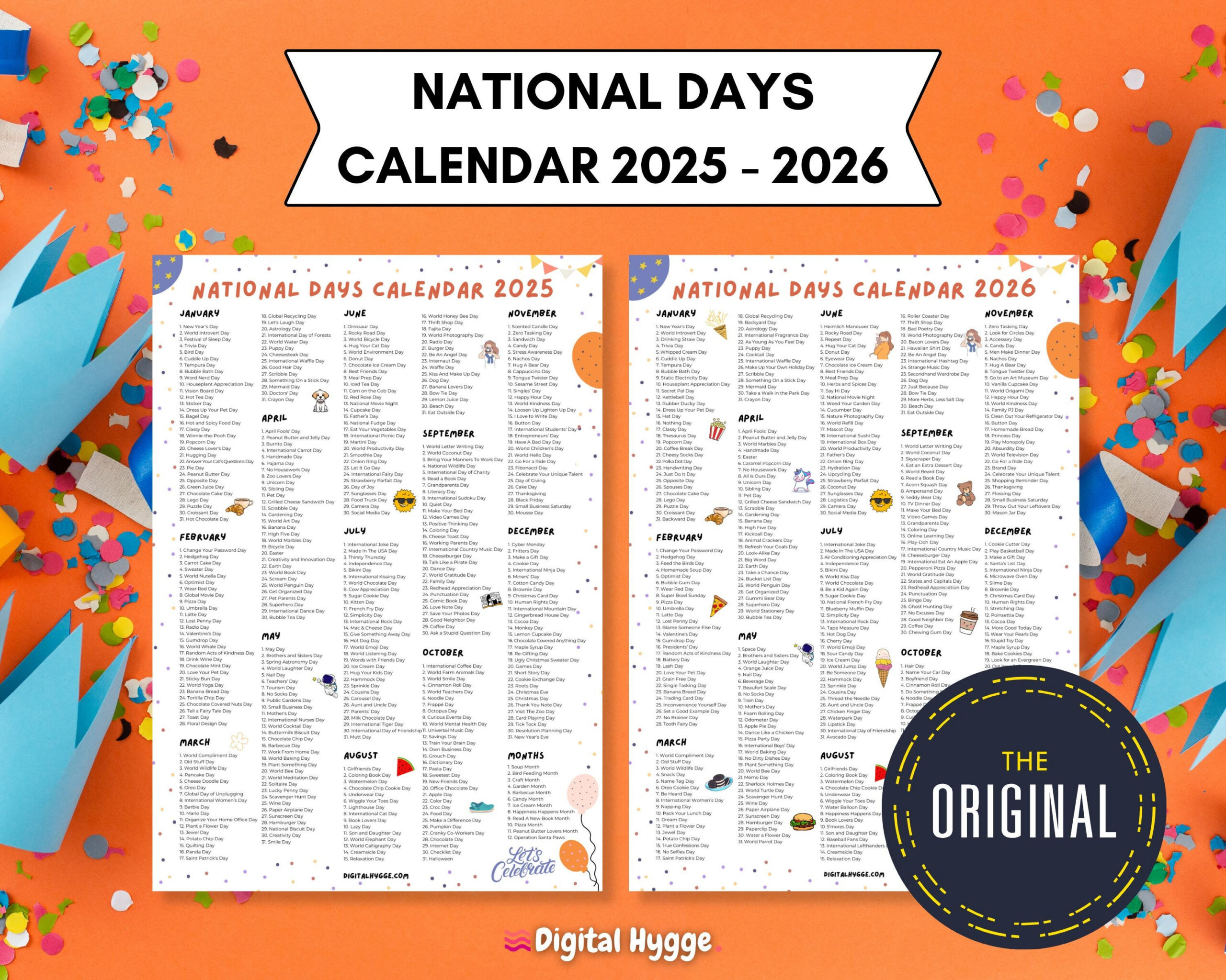National Feiertage Kalender Printable | 2026 Feiertage Kalender throughout National Day Calendar 2026