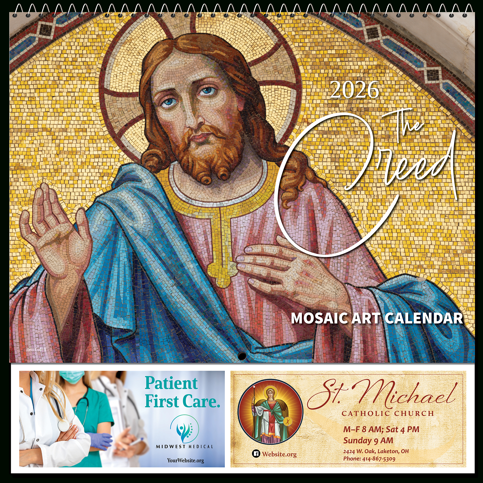 The Creed - English | Blue Mound Graphics intended for Liturgical Calendar 2026 Cofe