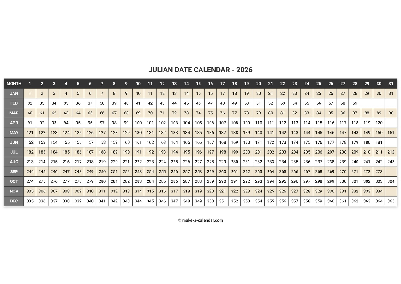 Wall Calendar 2026 2026 Wall Calendar - Large 34.8X22.8 Inch inside Julian Date Calendar For Year 2026