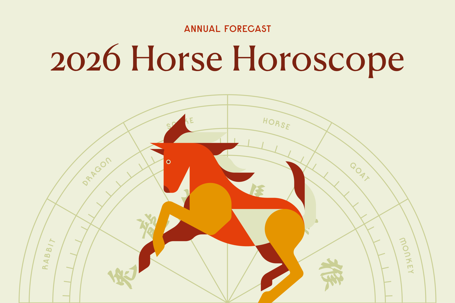 Year Of The Horse: Fortune, Personality, Horoscope (2026) throughout What Animal Chinese Calendar 2026?